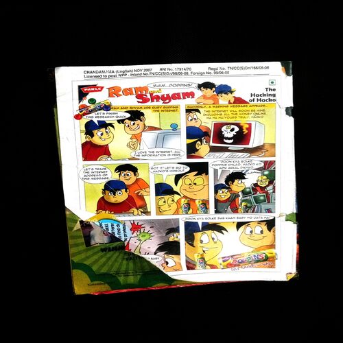 CHANDAMAMA (N0VEMBER 2007)  BACK COVER DOWNSIDE LITTEL CUT.