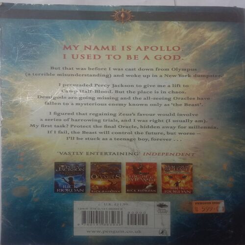 The Trials Of Apollo The Hidden Oracle (By Rick Riordan)