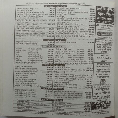 Kya Khaen Aur Kyu (By Dr. Ganesh Narayan Chauhan)