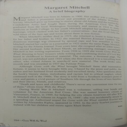 Gone With The Wind (By Margaret Mitchell)