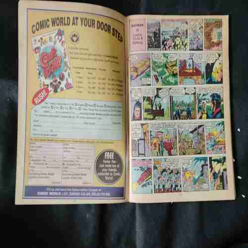 Diamond comics (Comic World) Back cover half cut.
