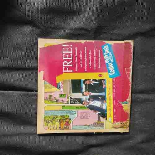 Diamond comics (Comic World) Back cover half cut.