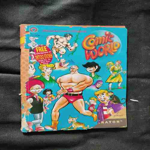 Diamond comics (Comic World) front cover down side littel cut.