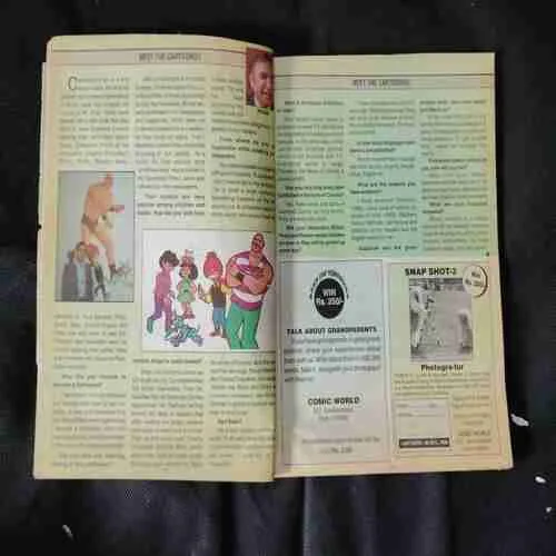 Diamond comics (Comic World) back cover missing.