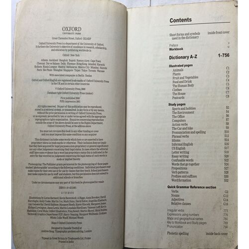 Oxford Intermediate Learner's Dictionary