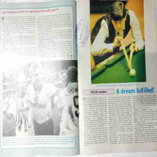 Sportstar (Saturday ,June 1, 1991) (Pagr no. 37to44 missing )