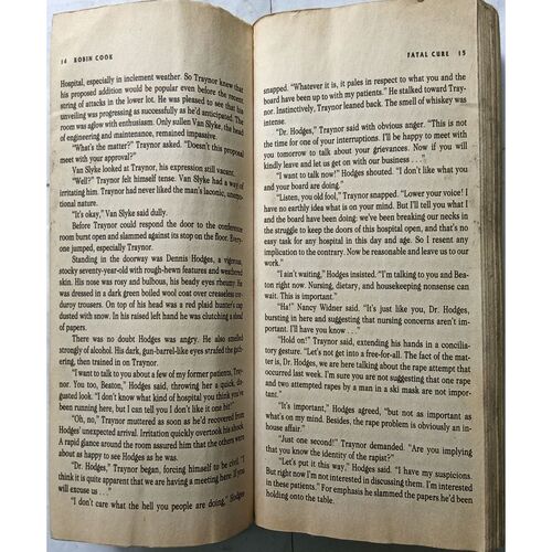 Fatal Cure ( By Robin Cook )