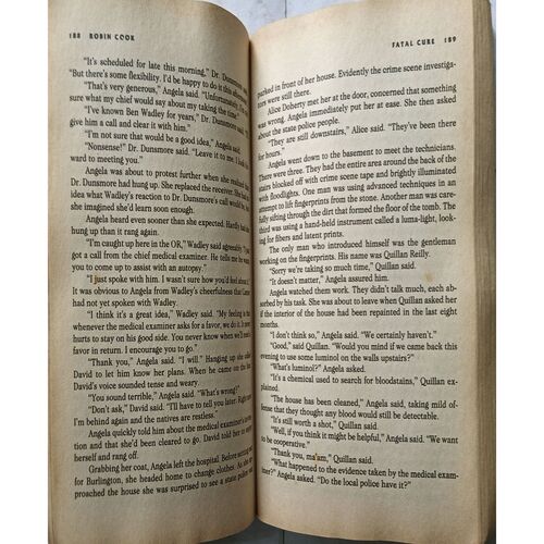 Fatal Cure ( By Robin Cook )