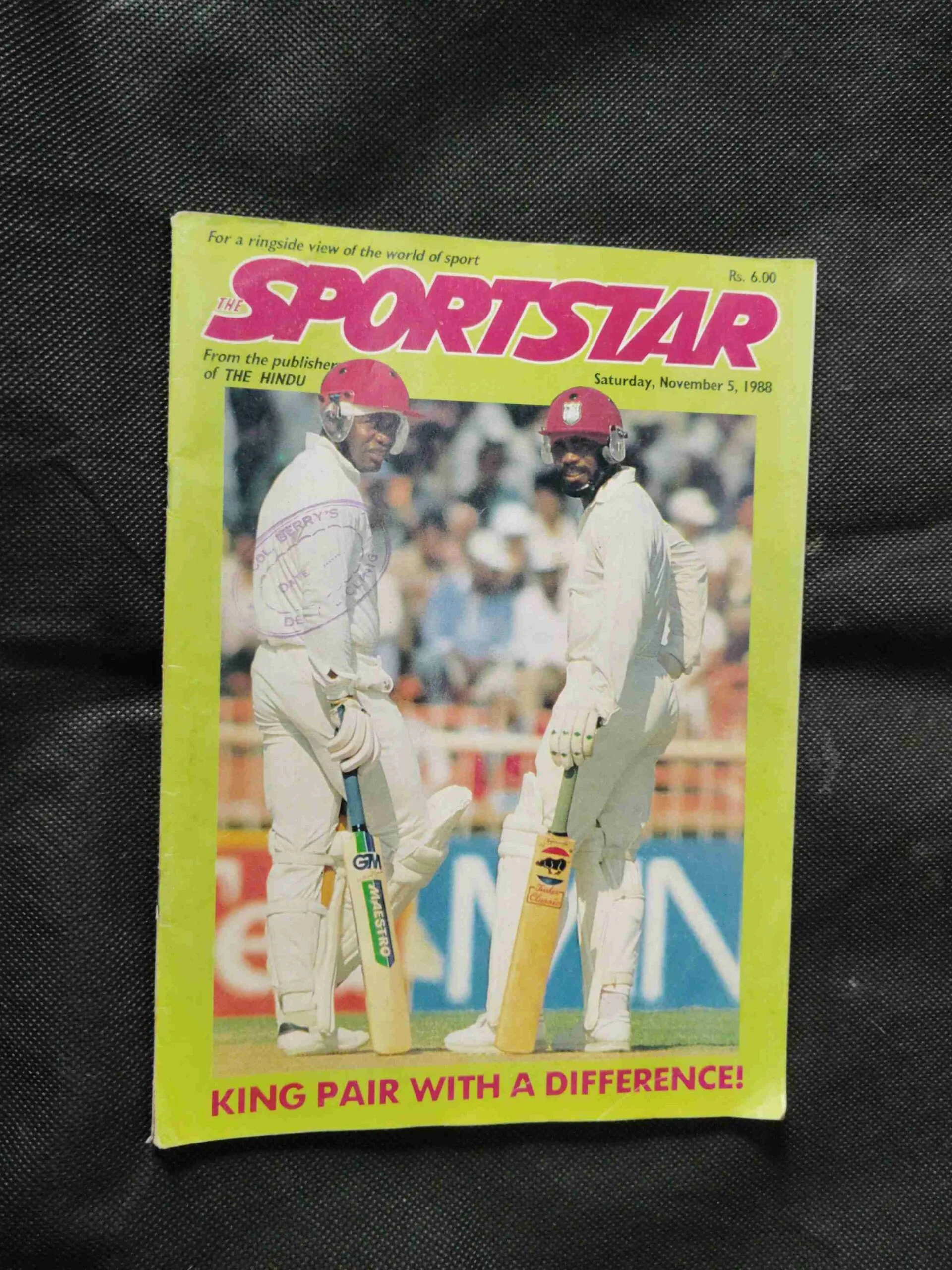 Sportstar (November 5th 1988) ( Page no. 37 to 44 missing )