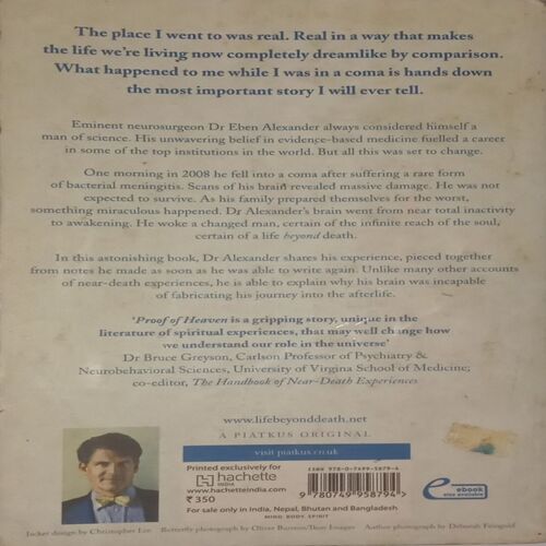 Proof of Heaven. (By Dr. Eben Alexander).