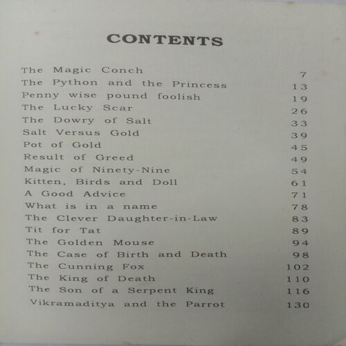 Selected Folk Tales Of India