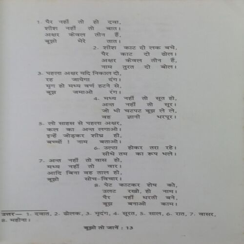 Bujho toh jaane. (By Vikash Khatri).
