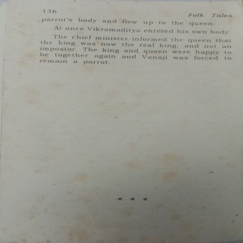 Selected Folk Tales Of India