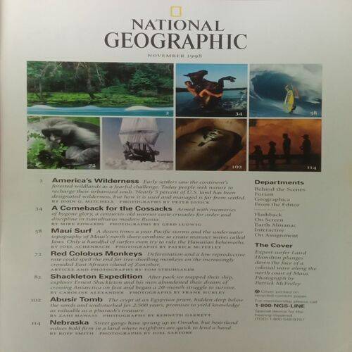 National Geographic. Edition:- (November 1998).