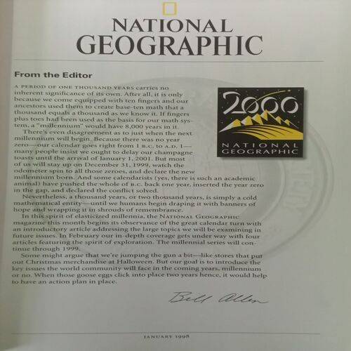 National Geographic. Edition:- (January 1998).