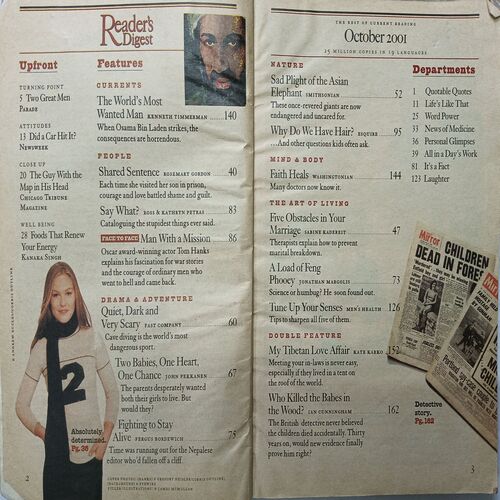 Reader’s Digest ( October 2001 )