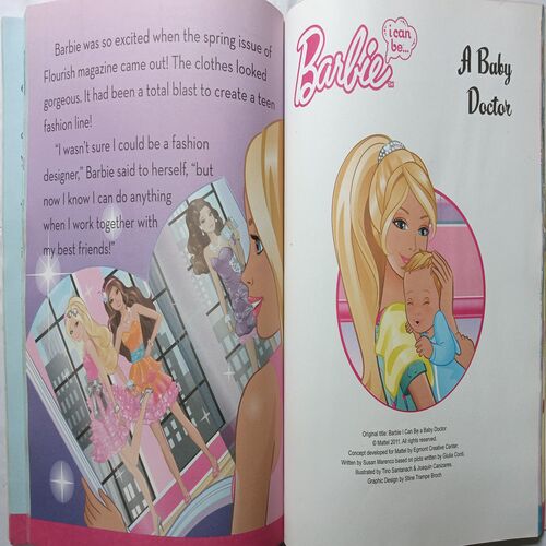 Barbie I Can be ( 5 Stories In 1 Book )
