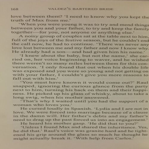 Valdez's Bartered Bride. (By Rachael Thomas).