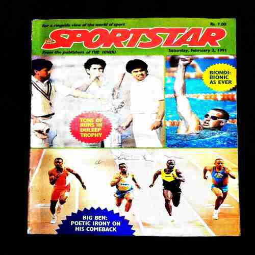Sportstar ( 2 February 1991 ) Poster missing .