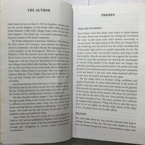 The Diary Of A Young Girl ( By Anne Frank )
