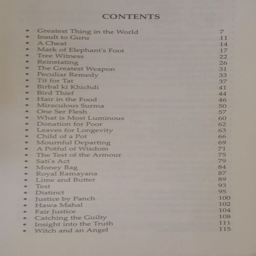 Akbar-Birbal : A collection of 71 Witty Tales.