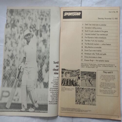 Sportstar (November 12, 1983)