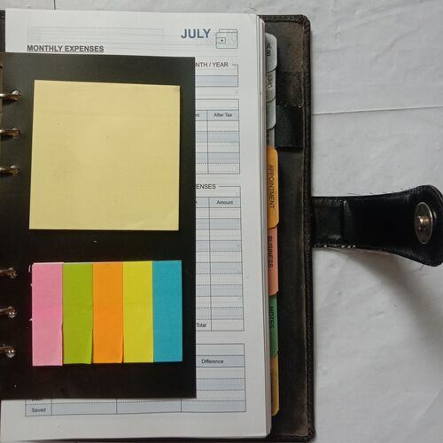 Diary (July-December 2022) (Sticky Notes Inside)