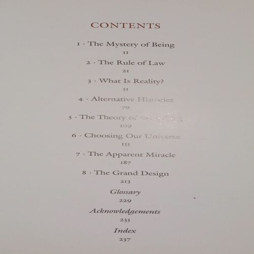 The Grand Design. (By Stephen Hawking & Leonard Mlodinow).