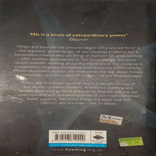 The Grand Design. (By Stephen Hawking & Leonard Mlodinow).