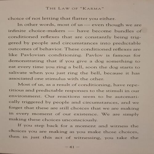 The Seven Spiritual Laws of Success. (By Deepak Chopra).
