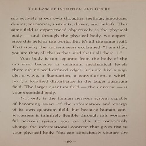 The Seven Spiritual Laws of Success. (By Deepak Chopra).