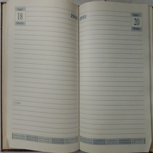 Diary 2001