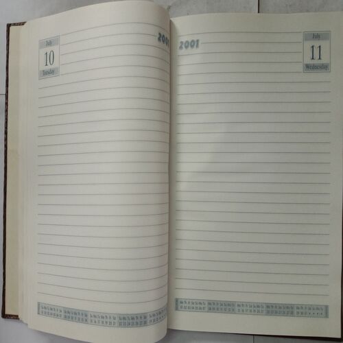 Diary 2001