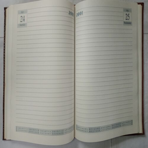 Diary 2001