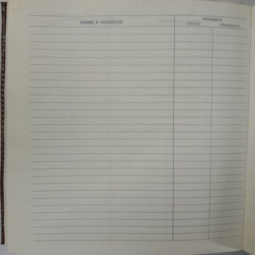 Diary 2001