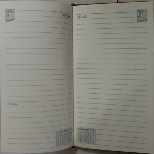 Diary 2001