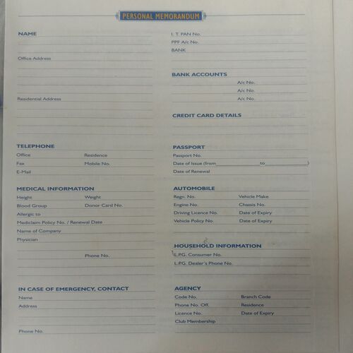 Lic Diary 2009