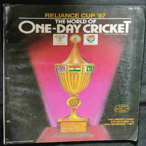 ONE-DAY-CRICKET (8th October to 10th November 1987)