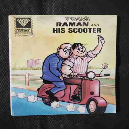 RAMAN AND HIS SCOOTER