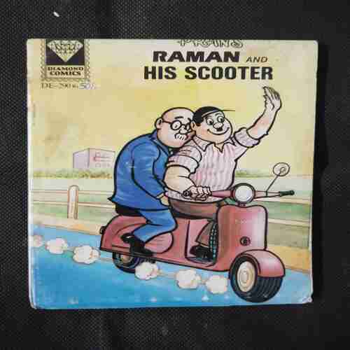 RAMAN AND HIS SCOOTER