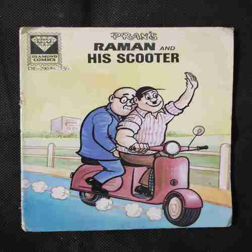 RAMAN AND HIS SCOOTER