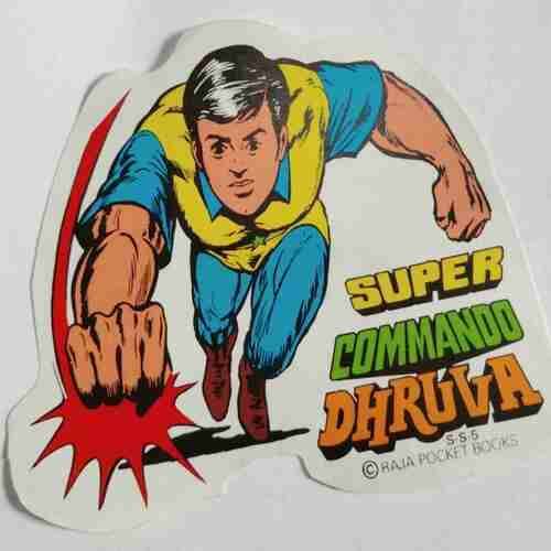 Freebies Stickers (Super Commando Dhruva )