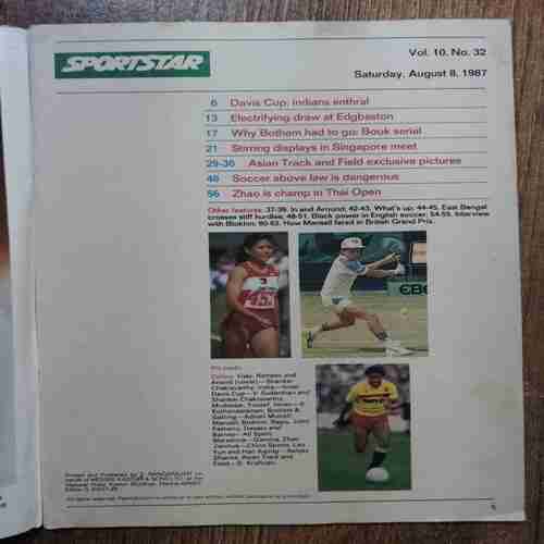 Sportstar (August 8 , 1987)