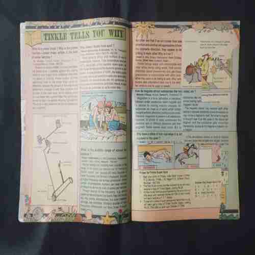 TINKLE (NO- 415) (PAGE NO-15 OR 29 BIG CUT AND BACK COVER LITTLE CUT ON MIDDLE)