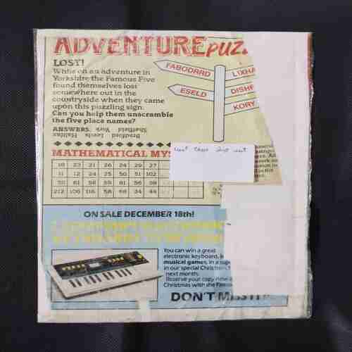FAMOUS-5 ADVENTURE (NO-15) (LAST PAGE BIG CUT)