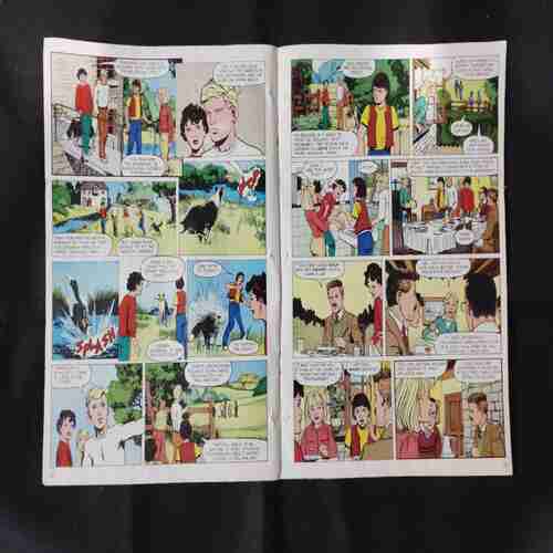 FAMOUS-5 ADVENTURE (NO-15) (LAST PAGE BIG CUT)