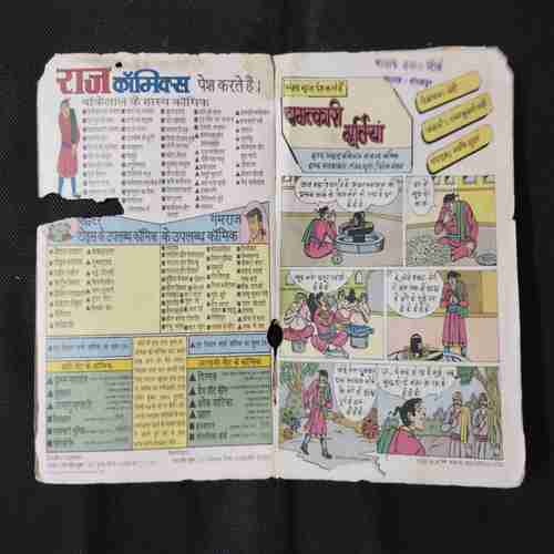 CHAMATKAREE MOORTIYAA BAANKELAAL (FRONT COVER LEFT AND RIGHT SIDE LITTLE CUT AND BACK COVER MISSING)
