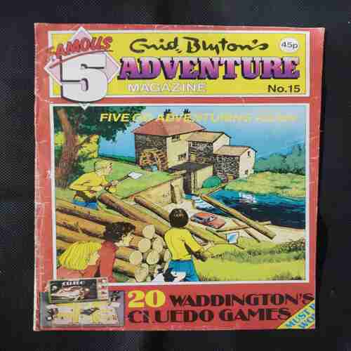 FAMOUS-5 ADVENTURE (NO-15) (LAST PAGE BIG CUT)