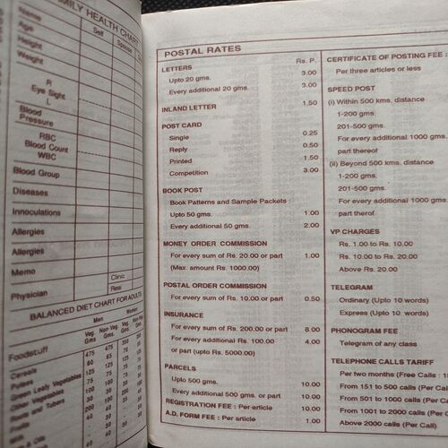 Executive Diary . Year :- ( 1999 ) .
