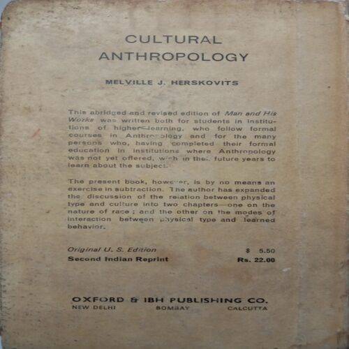 Cultural Anthropology